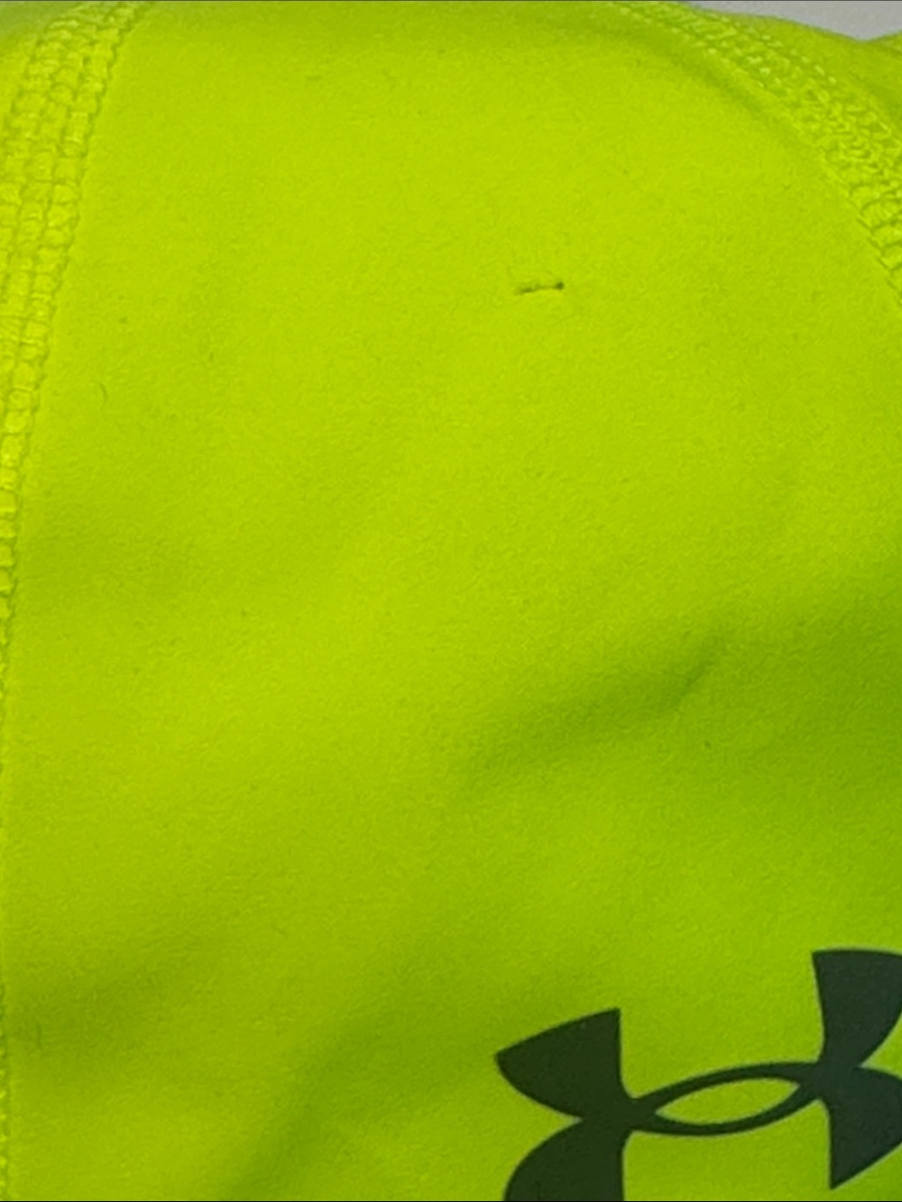 UNISEX Under Armour High-Visibility Neon Yellow Running Cap - Picture 7 of 14